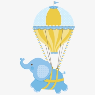 parachute clipart elephant