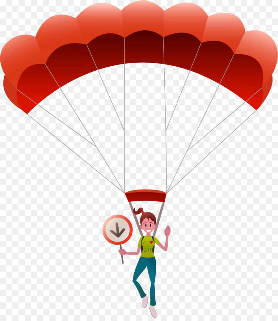 parachute clipart heart