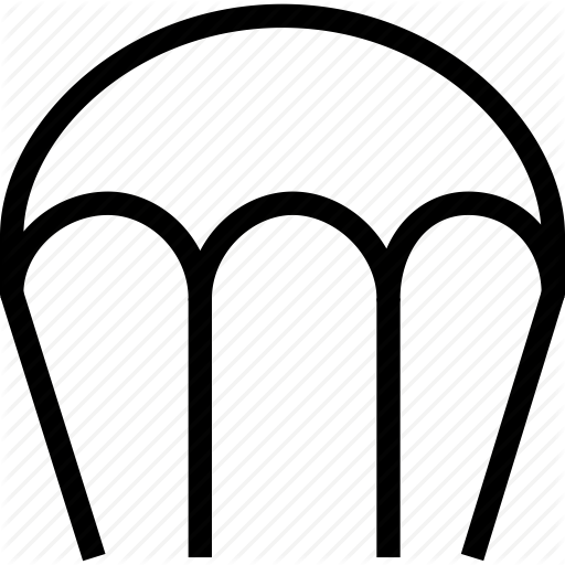 Symbol circle transparent . Parachute clipart heart