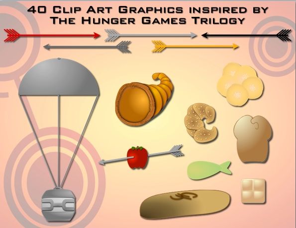 parachute clipart hunger games