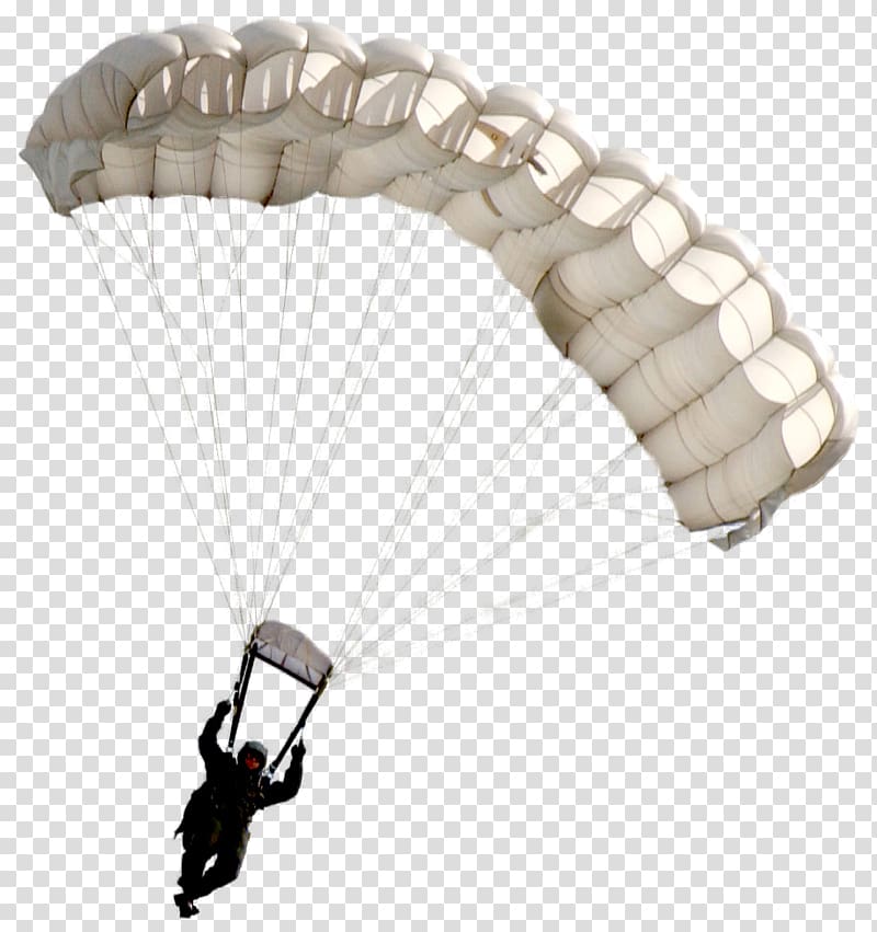 Parachute clipart military parachute. Man riding during daytime