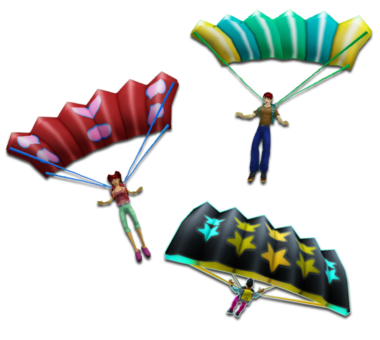 Parachute parachute game