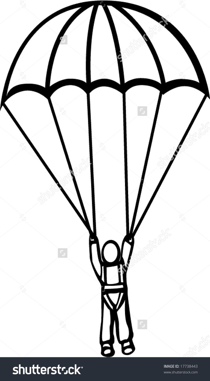 parachute clipart parachute guy