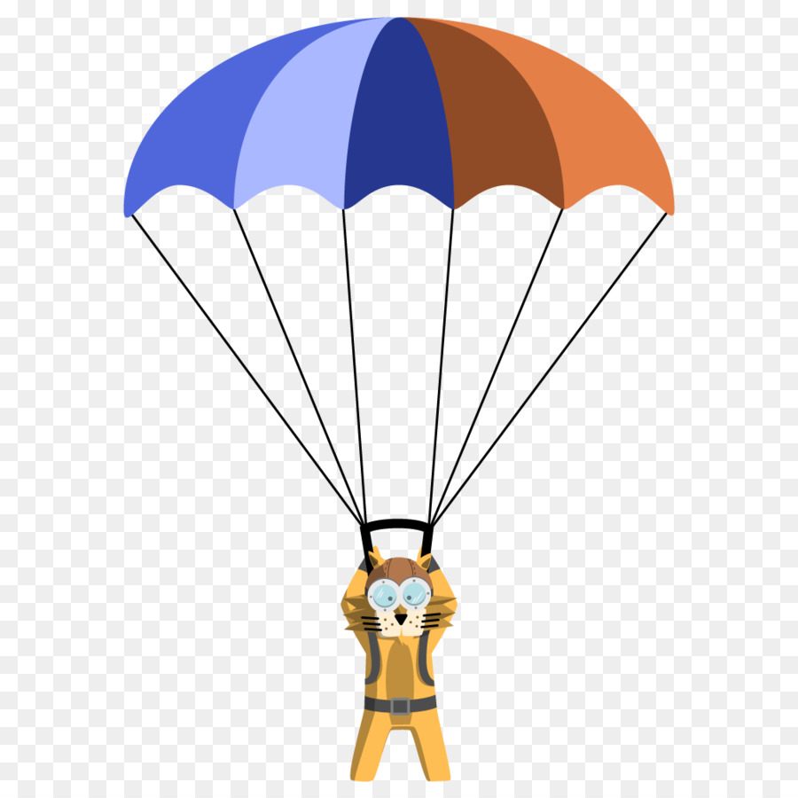 parachute clipart parachute landing
