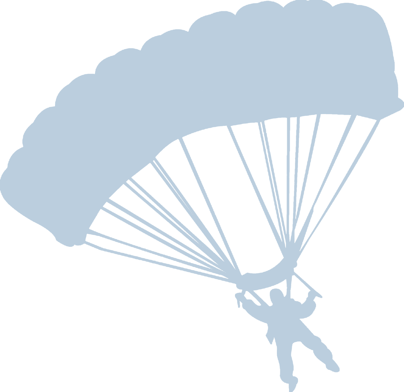 Parachute clipart present. Push mike out of
