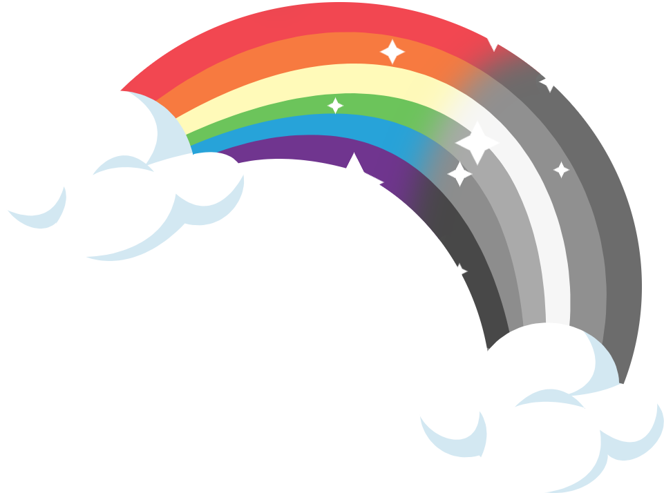 parachute clipart rainbow