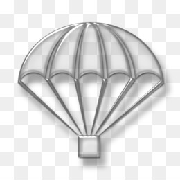 parachute clipart silver