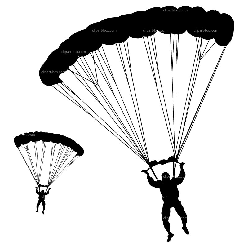 parachute clipart skydive