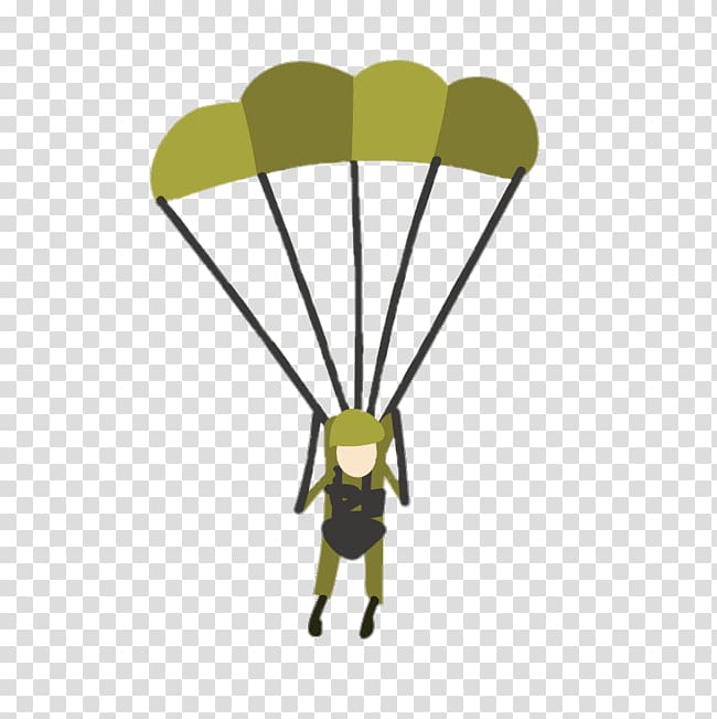 parachute clipart soldier parachute