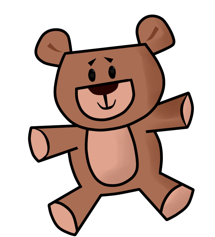 parachute clipart teddy bear