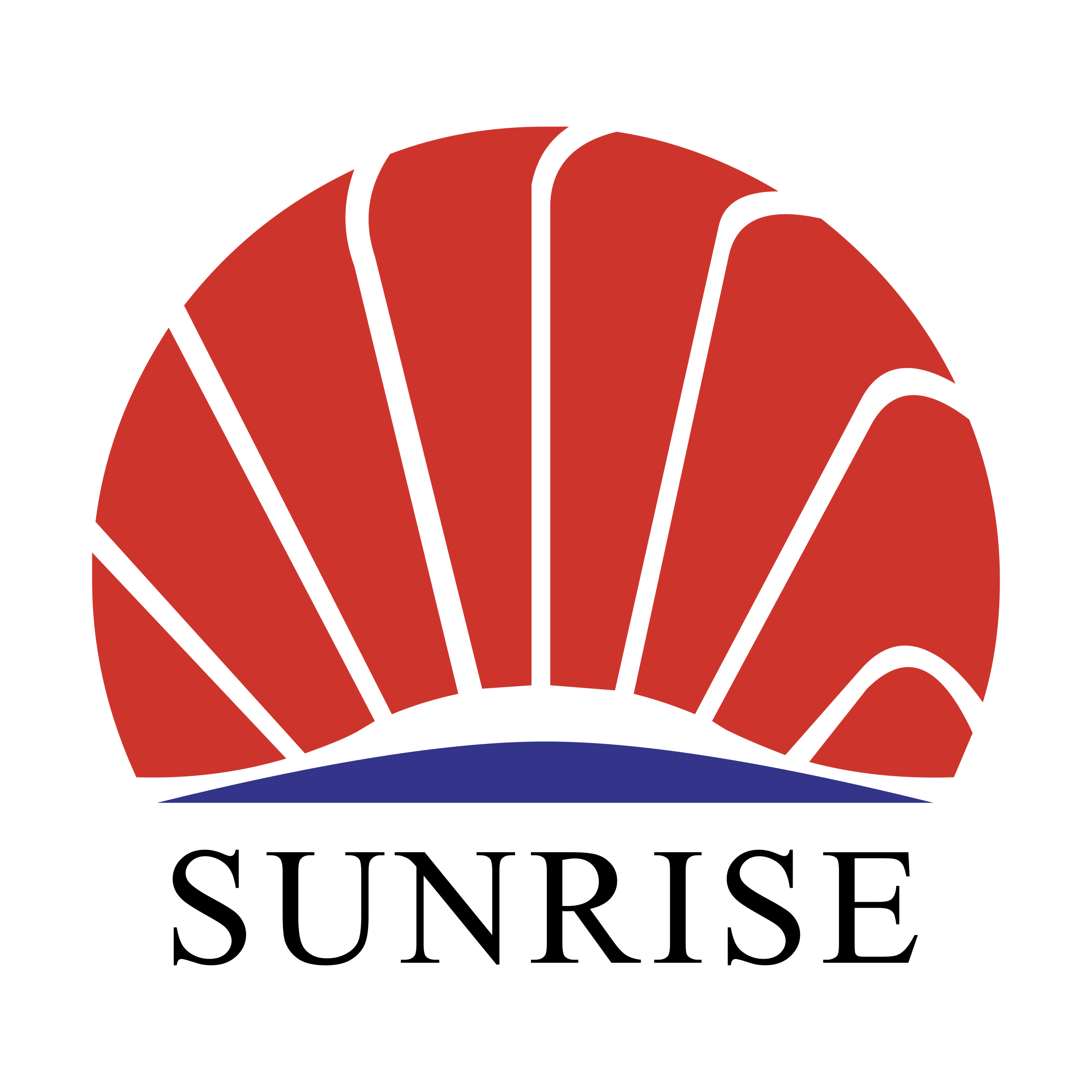 Parachute clipart vector. Sunrise logo png transparent