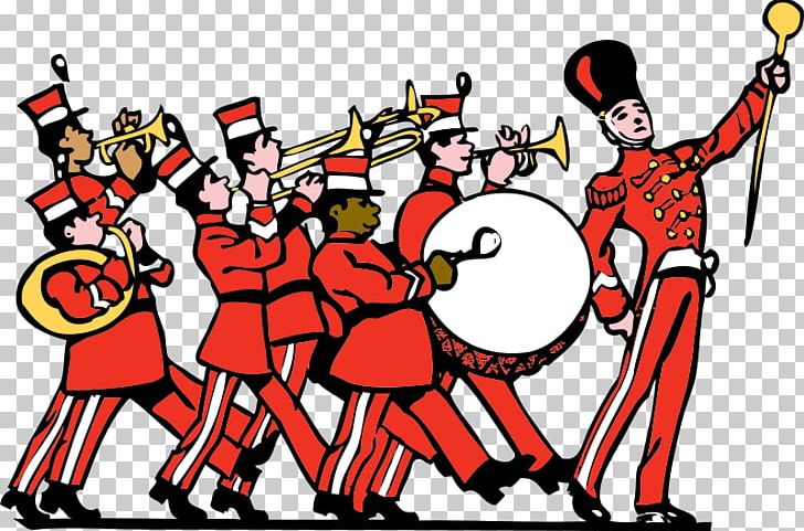 Parade clipart brass ensemble. Marching band musical png