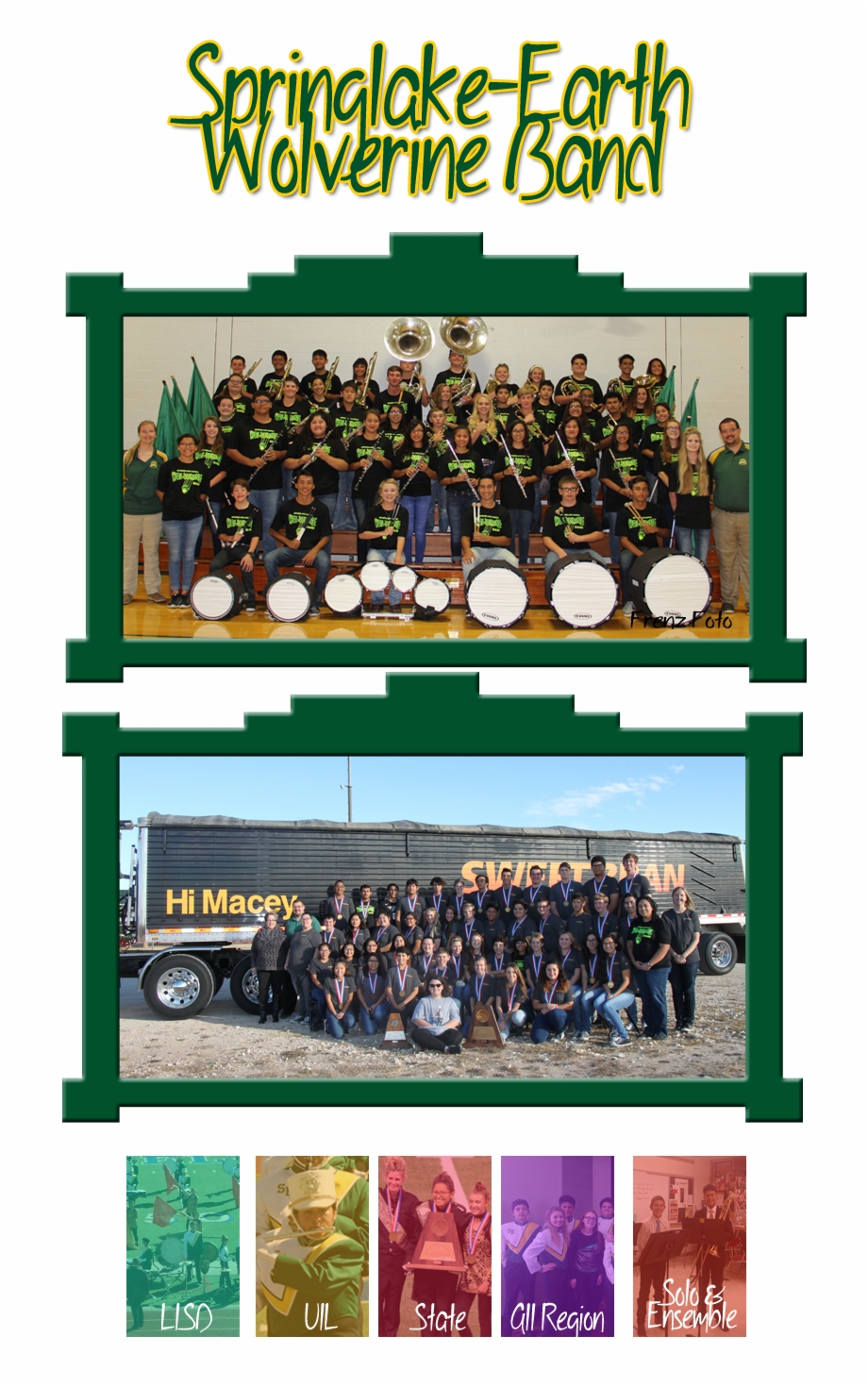 Parade clipart military parade. Springlake earth high school