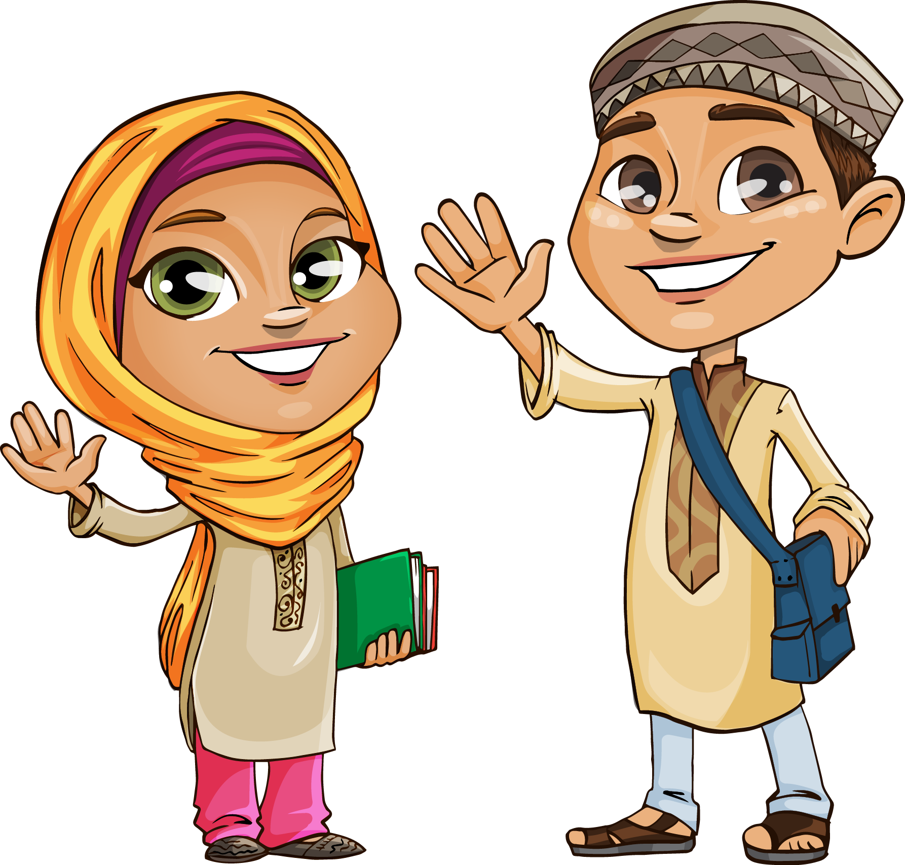 parents clipart islam person