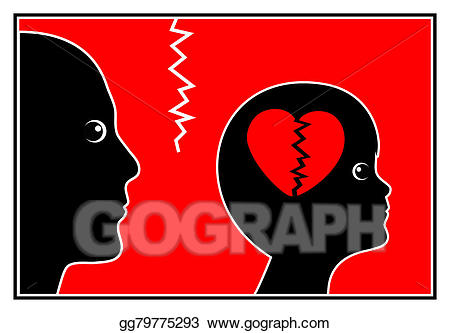 Child loses stock illustration. Parent clipart trust