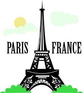 Paris free download clip. France clipart text