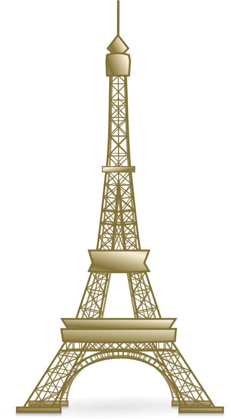 tower clipart gold