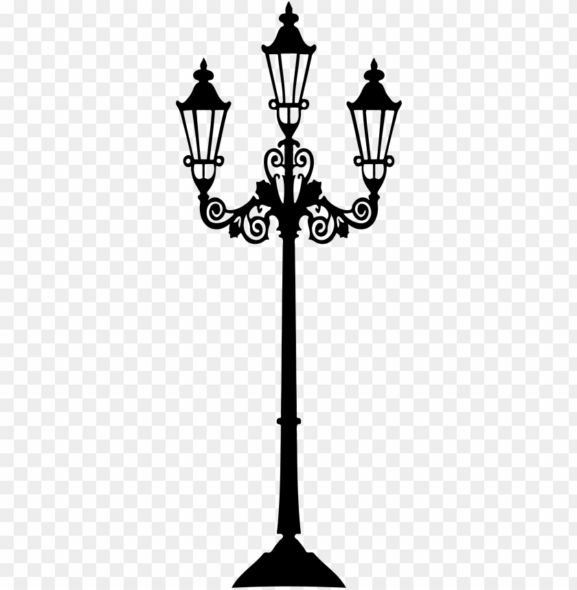 Paris clipart lamp post. Old style topo de