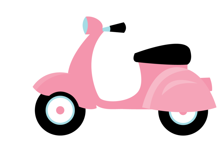scooter clipart silhouette