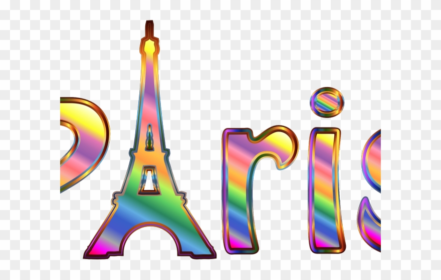 Paris clipart parisian. Background set themed 