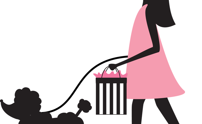 paris clipart poodle