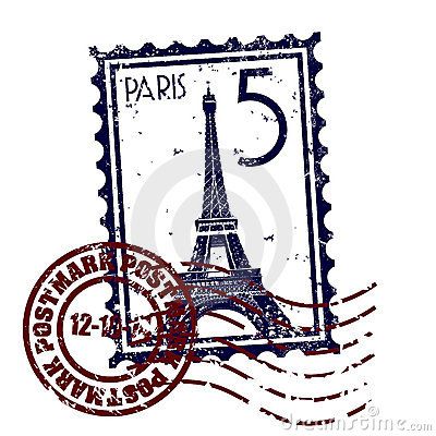 paris clipart stamp