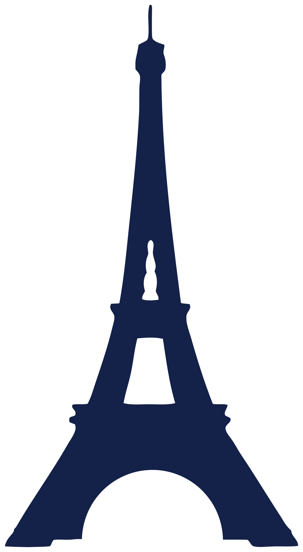 Paris clipart svg. Eiffel silhouette at getdrawings