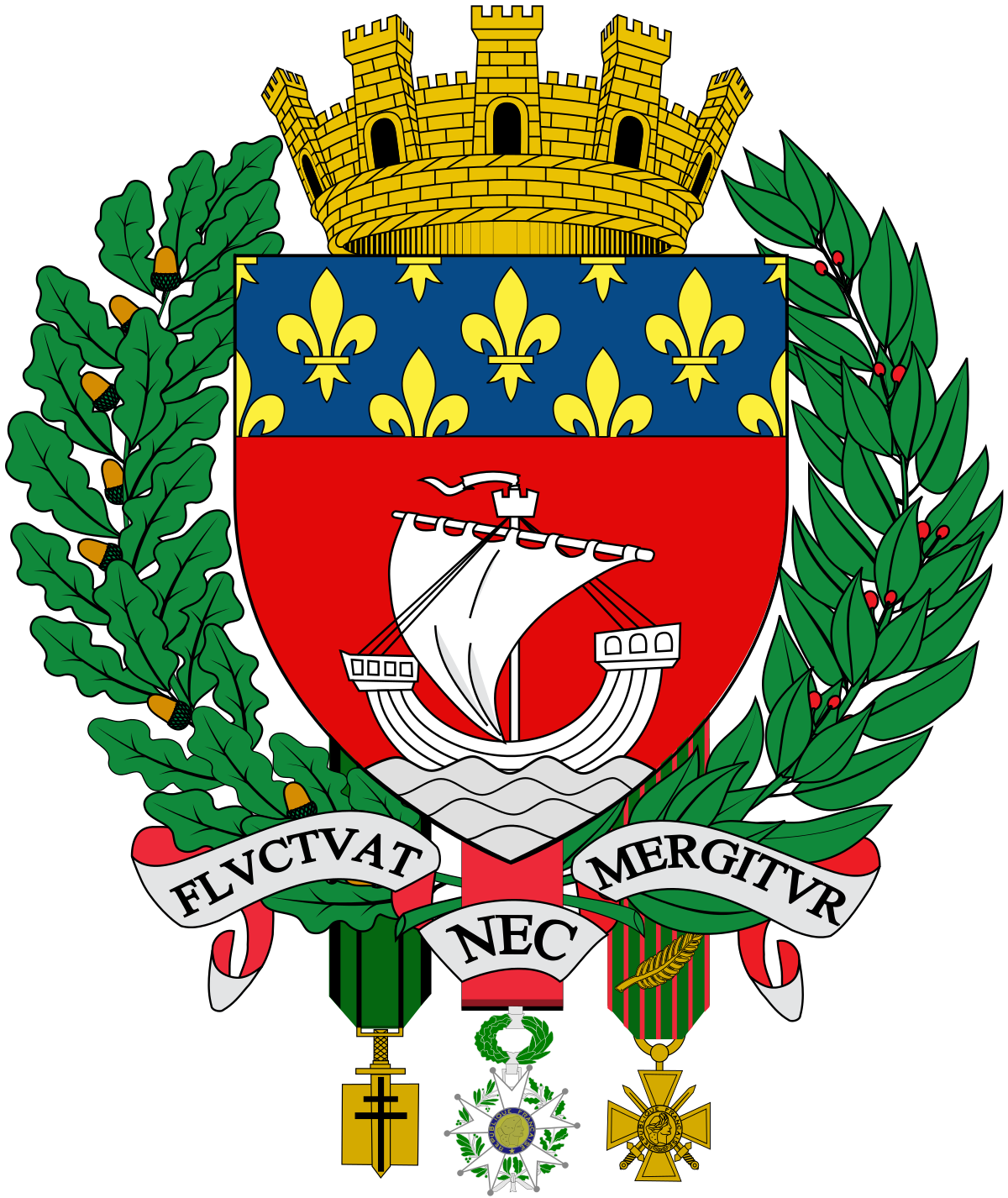 Coat of arms wikipedia. Paris clipart town paris