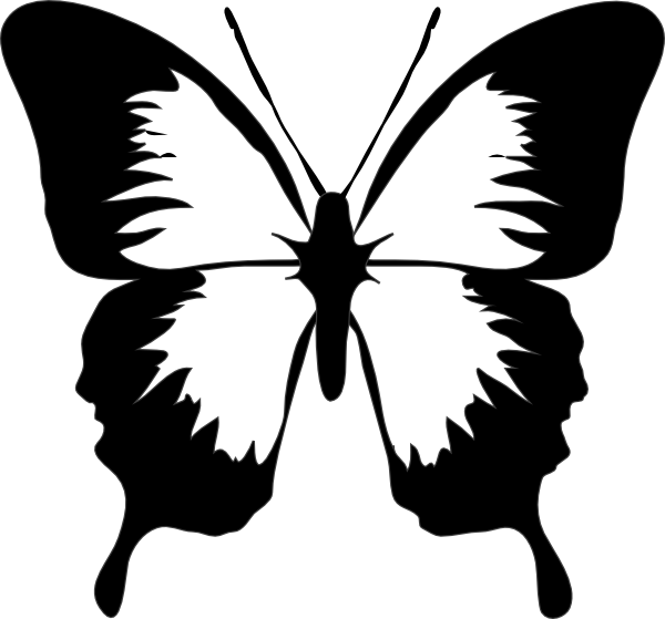 News cartoon black and. Park clipart butterfly