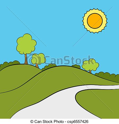 Path clipart nature trail. Free dirt road download