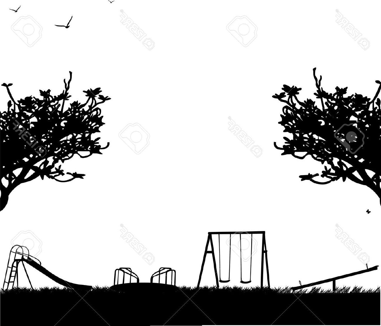 park clipart silhouette