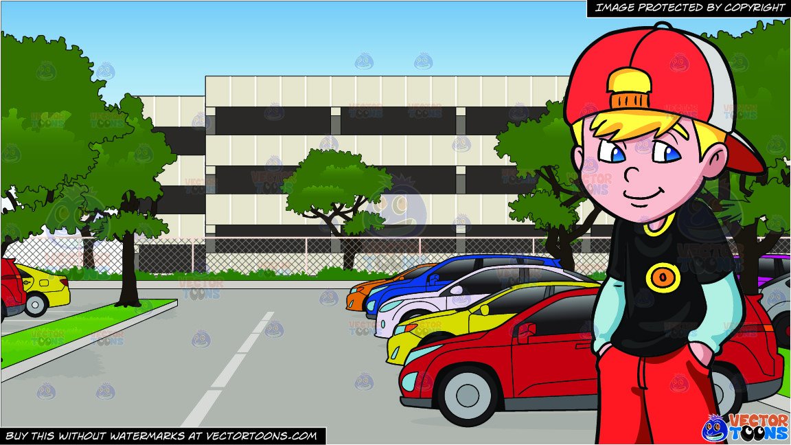 parking lot clipart animated