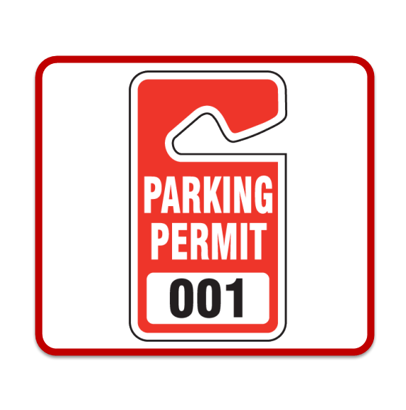 parking lot clipart parking permit