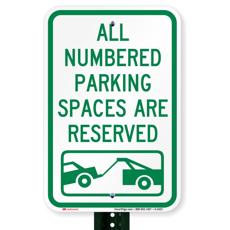 parking lot clipart reserved