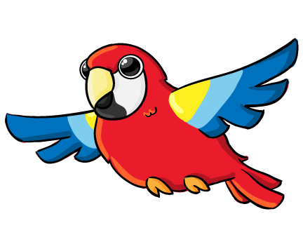 Parrot clipart. Google search animals pinterest
