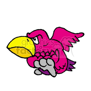 parrot clipart angry