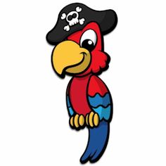 parrot clipart pirate
