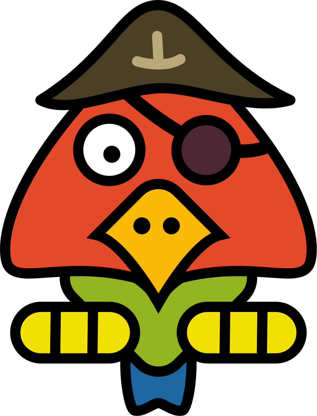 pirate clipart parrot