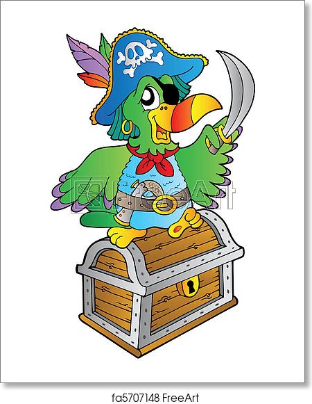 Free art print of. Parrot clipart printable pirate