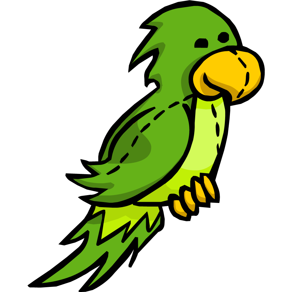 parrot clipart shoulder cartoon