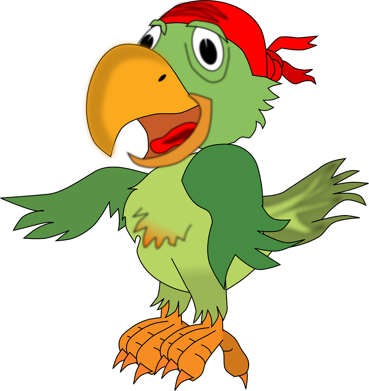 parrot clipart squawk