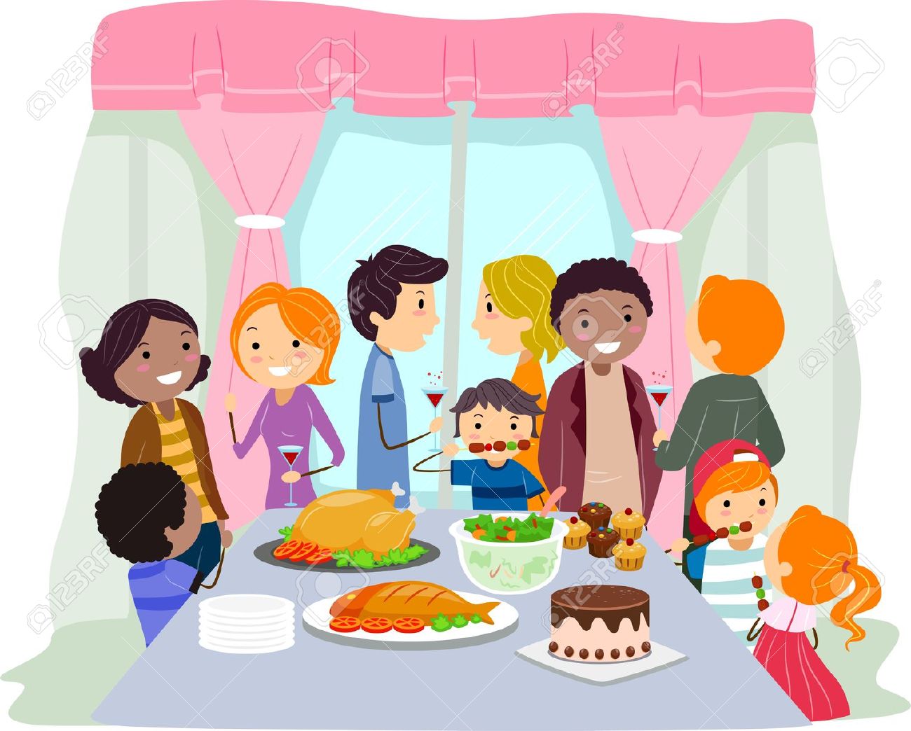 party clipart house party