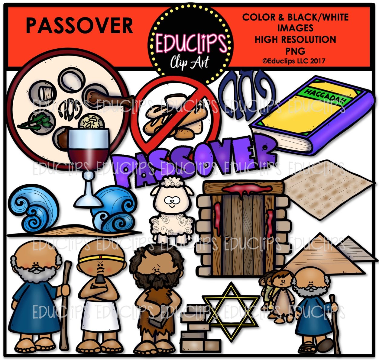 passover clipart door
