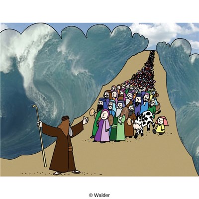 passover clipart red sea crossing