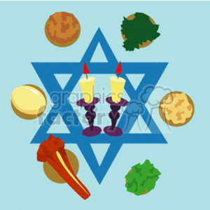 Star of david royalty. Passover clipart symbol