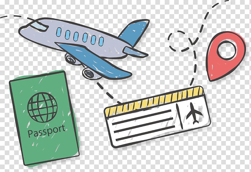 passport clipart air ticket