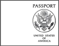 passport clipart blank passport