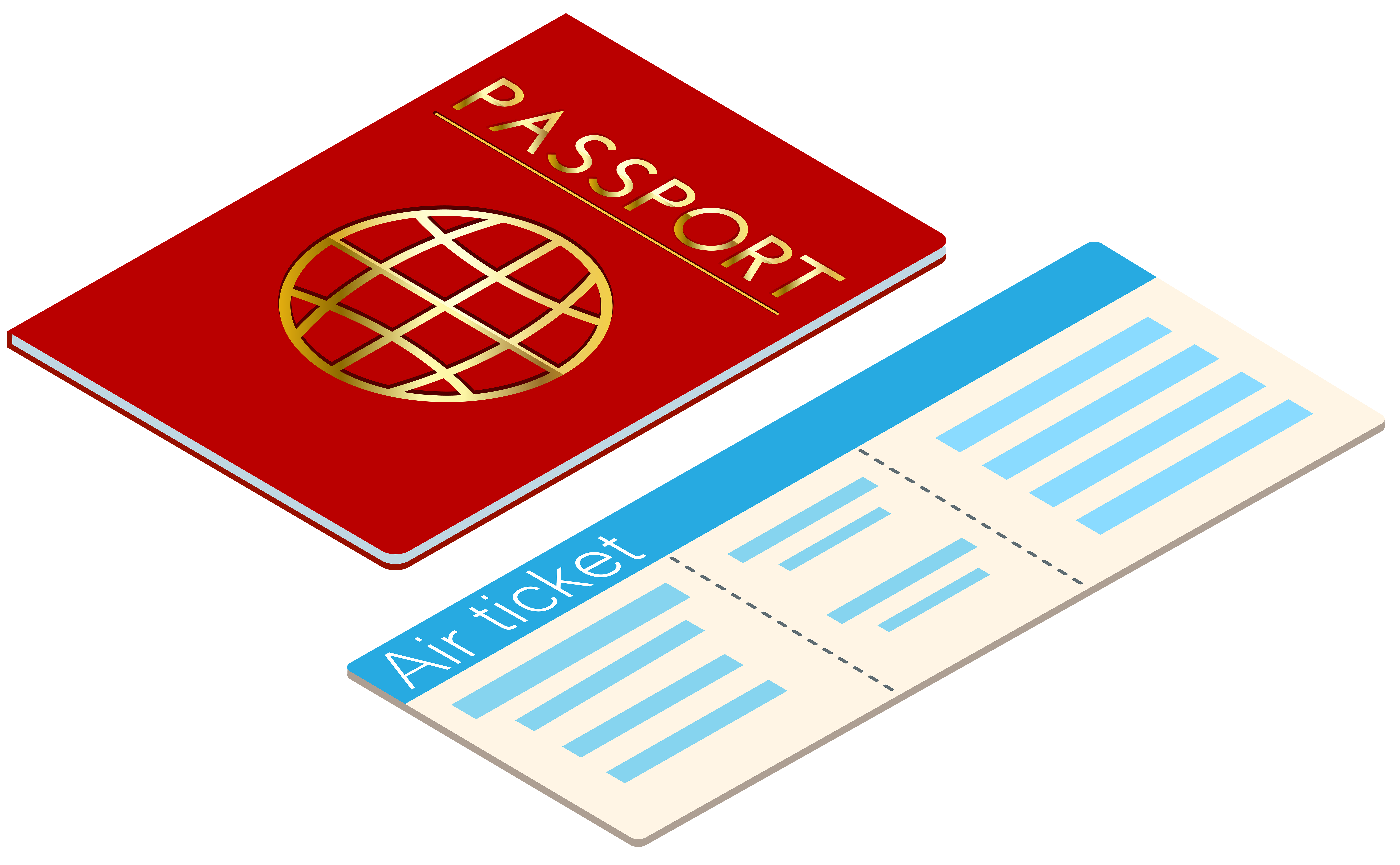 traveling clipart passport