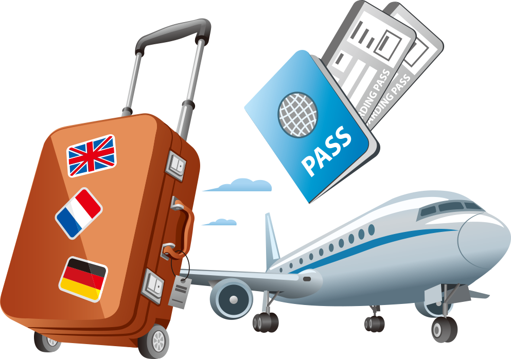 Traveling clipart foreign. Air travel clip art