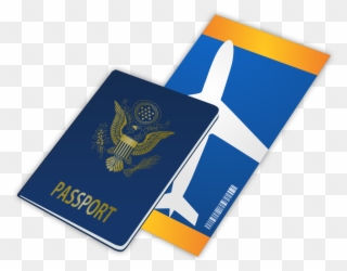 passport clipart plane ride